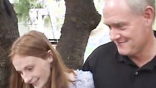 Pregnant whore and her friend gang-nailed