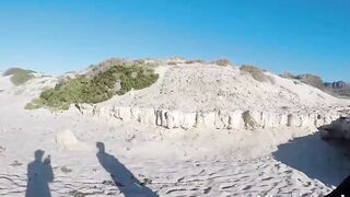 Outdoors Cum Drink After Nuts Deep Deeply Fellatio on the Beach