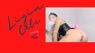 Ligia showing her whole slim body and having fun with vibrators online, excited after do some vids