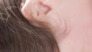 Bro give curvy dark haired a rubs then they nailed using vibrators