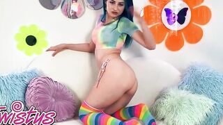 Twistys - sexy goddess Jewelz Blu Masturbates on Camera