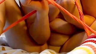 Fucking Myself After School Into Cummy Underwear