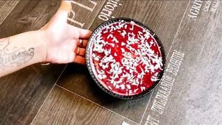 One Of A Kind wish Cake Crushing with German Ginger Teenie Anni Angel