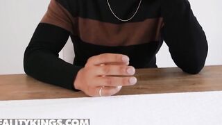 Reality Kings - Kinky Dark Hair Gianna Dior Ride her Step