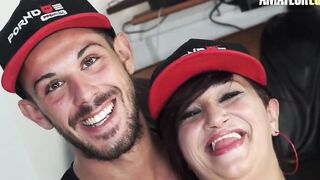 ScambistiMaturi - Italian BBW Danette Squirt Tries babe Anal