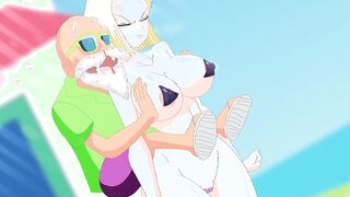 Android Quest For the Nuts Episode one Android 18 yo the Skank