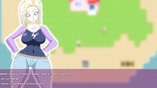 Android Quest For the Nuts Episode one Android 18 yo the Skank