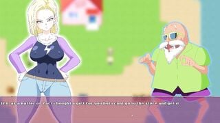 Android Quest For the Nuts Episode one Android 18 yo the Skank