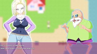 Android Quest For the Nuts Episode one Android 18 yo the Skank