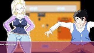Android Quest For the Nuts Episode one Android 18 yo the Skank