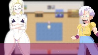 Android Quest For the Nuts Episode one Android 18 yo the Skank