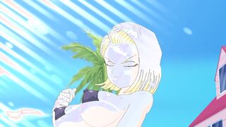 Android Quest For the Nuts Episode one Android 18 yo the Skank