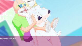 Android Quest For the Nuts Episode one Android 18 yo the Skank