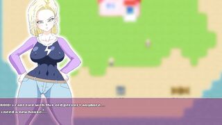 Android Quest For the Nuts Episode one Android 18 yo the Skank