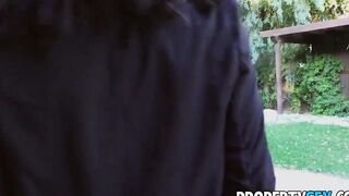 PropertySex very Goddess Agent Bangs recently Divorced Man Skank two