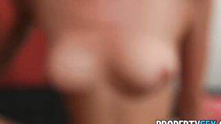 PropertySex - Slim Rental Agent Rides Handyman's Long Penis