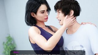 MILFY CITY - Sex Movie #3 Stepmom Kisses and Pose - 3d game