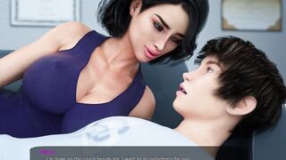 MILFY CITY - Sex Movie #3 Stepmom Kisses and Pose - 3d game