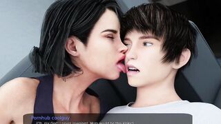 MILFY CITY - Sex Movie #3 Stepmom Kisses and Pose - 3d game