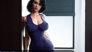 MILFY CITY - Sex Movie #3 Stepmom Kisses and Pose - 3d game