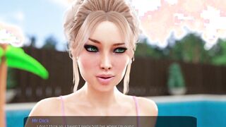 MILFY CITY - Sex film #13 - Oral Sex inside Swimming Pool - 3d game