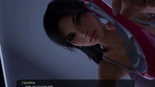 MILFY CITY - Sex tape #11 Sneaky At Night inside Stepsister room - 3d game