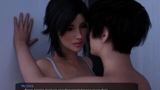 MILFY CITY - Sex tape #11 Sneaky At Night inside Stepsister room - 3d game