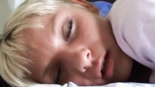 how turned on she plays around her asshole satisfy put something into her my penis is already