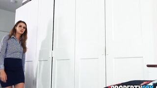 PropertySex Confronting Home Invader with Morning Wood Slut two