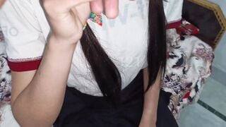 hot teenie indian GF seduced inside hotel room