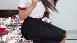 hot teenie indian GF seduced inside hotel room