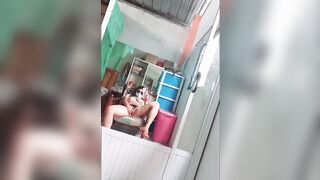 the young schoolgirl sends a goddess gift to the university president, exposed natural boobs ready to