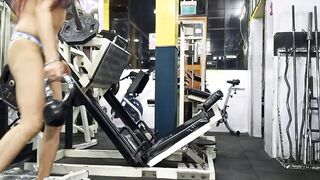 HOTTIE BOOTY WORKOUT OF THE MUSCULAR milf BABE