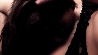 Elexis and Lotus Lain 19 year old lesbians clothed into ebony rubber