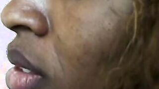African hot filled with white penis inside butt