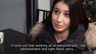 DEBT4k. Hung collector permits cutie to pay the debt using her vagina