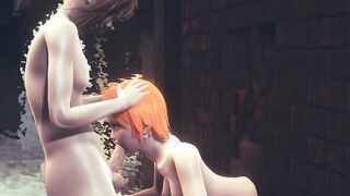 Ben 10 Animated - Gwen Bj and 3 way - Japanese eastern Manga Cartoon Video Game Porn