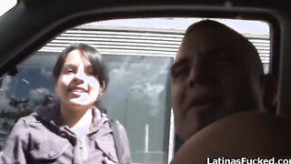 Picking up big tit Hispanic for head and more