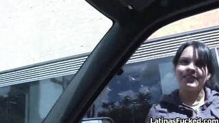 Picking up big tit Hispanic for head and more