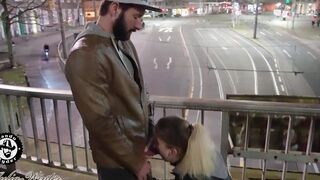 two Germans FUCKING at a Train Station!!