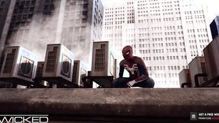 SPIDEYPOOL - Huge Tittied Mary Jane Ride Deadpool's Penis - Wicked