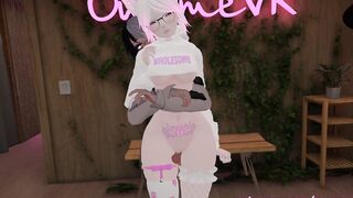 Making my lusty Futa Friend squirm by edging her over and over again