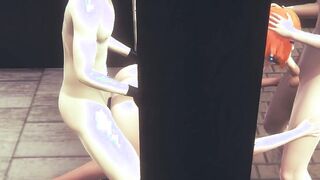 Ben 10 Anime - Gwen Hardsex with three-way - Japanese chinese Manga Cartoon Sex Tape Game Porn