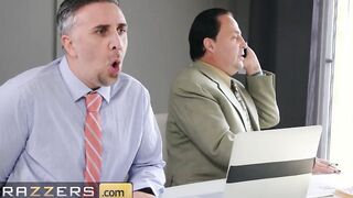 Brazzers - Turned On 19 Year Mature Avery African Fills Her Cunt With An Old Man's Cock