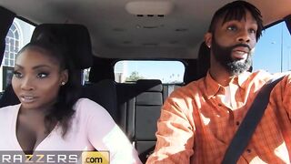 Brazzers - Curvy african cunt with mouth Osa Lovely banged hard in the bathroom