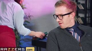 Brazzers - Petite Valentina Bianco Fucks Danny D At The Library
