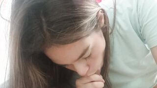 MY STEPSISTER ACCOMPANIES ME INTO MY ROOM AND I BANGED! HER ROUGH UNTIL I CUM ON HER