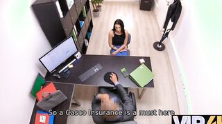 VIP4K. Woman is rammed by the turned on lender hoping for some discount
