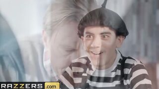 Brazzers - Long tit blonde Milf Brooklyn Blue fucks step son