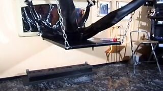 it leaks out of my rubber suit, my twat is so soak